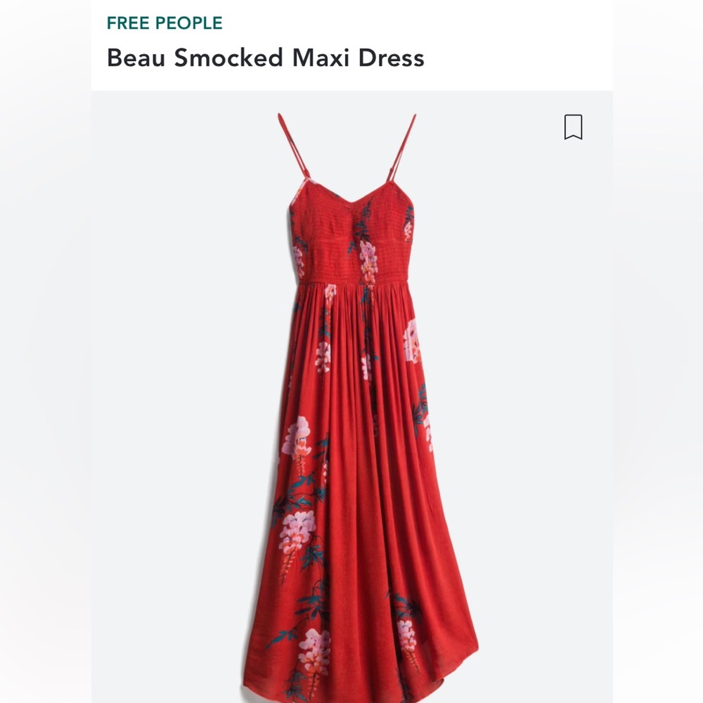 Free People Beau Smocked Maxi Dress. 🌺